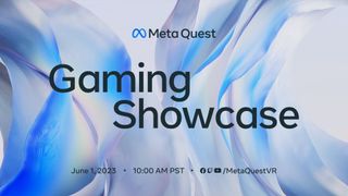 Meta Quest Gaming Showcase: June 1, 2023 @ 10 a.m. PT. Facebook, Twitch, and YouTube logos