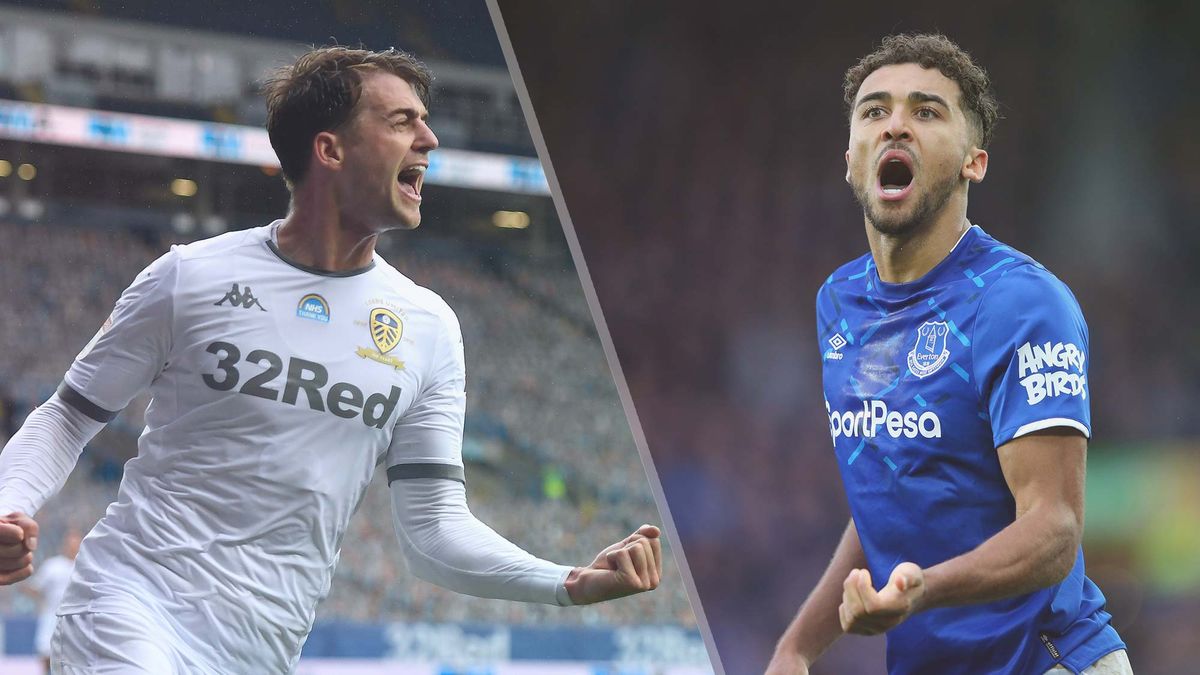 Leeds United vs Everton live stream Premier League — Patrick Bamford of Leeds United and Dominic Calvert-Lewin of Everton