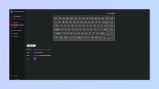 A screenshot showing the Keychron Q1 Pro being customized in the Keychron Launcher web app.
