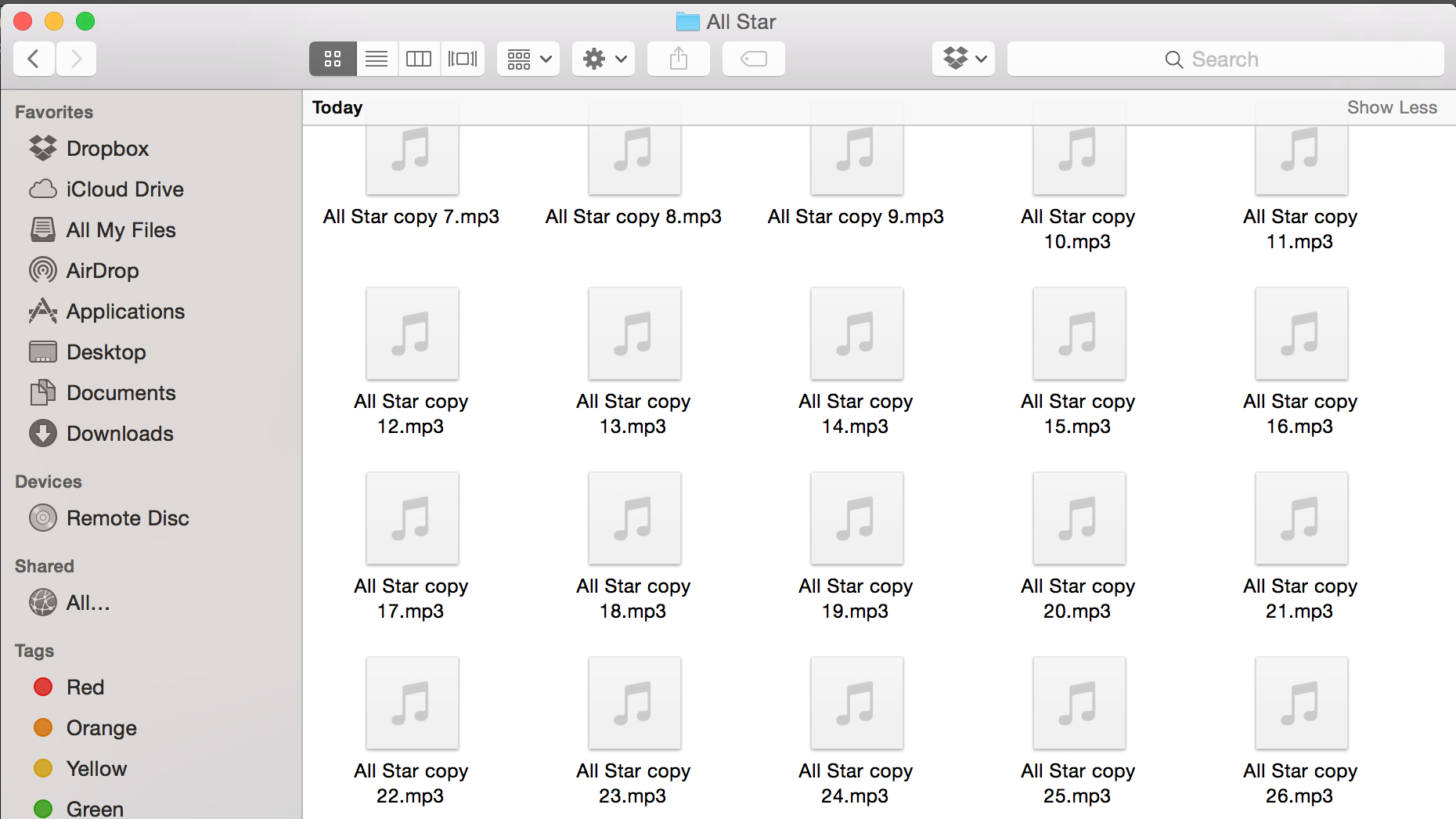 1. Organize music folder
