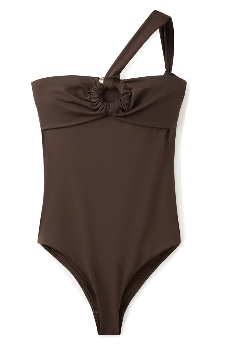 Asymmetric One-Piece Swimsuit