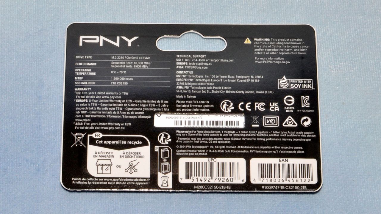 PNY CS2150 2TB SSD
