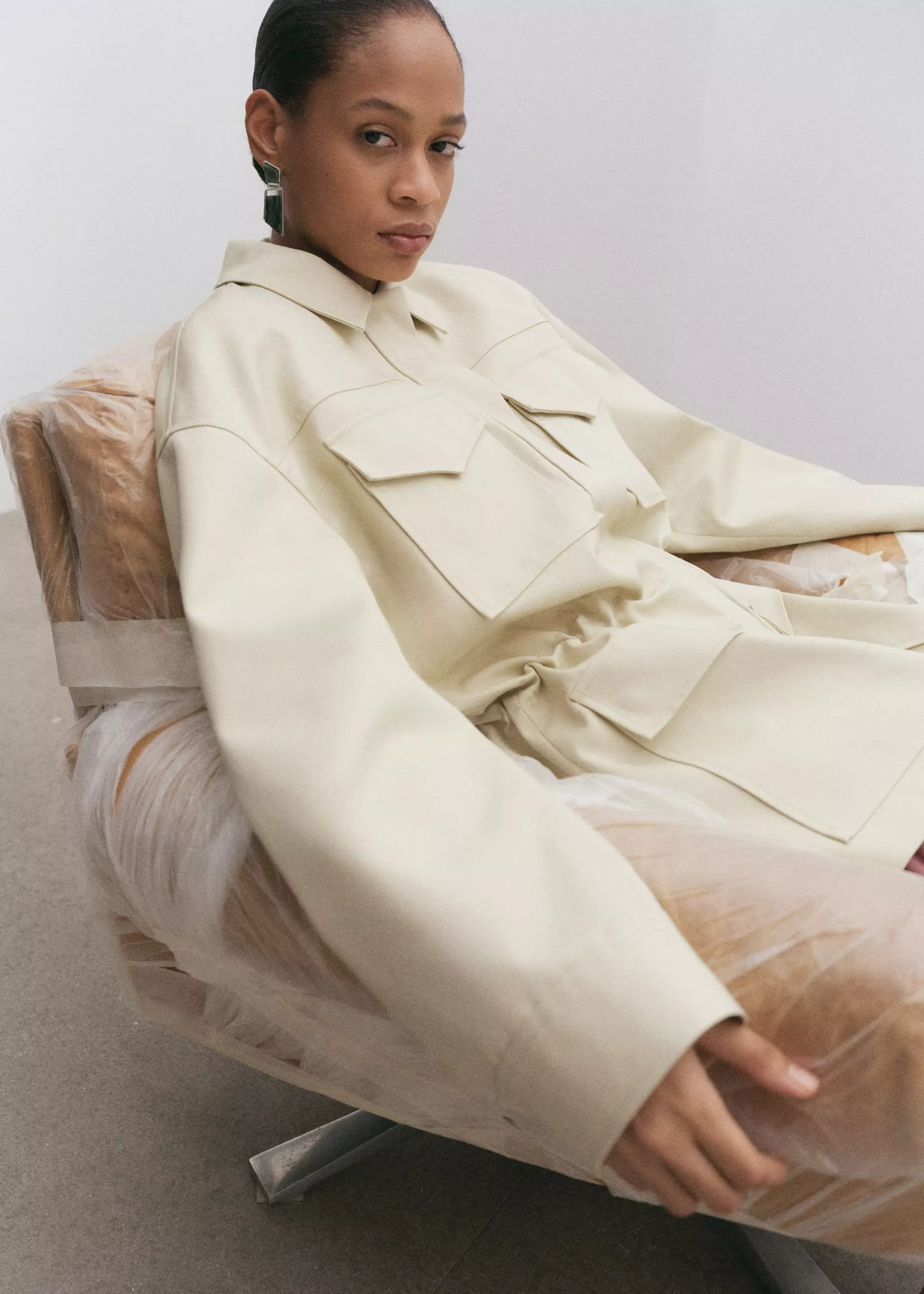 Oversized Parka With Pockets - Women | Mango United Kingdom