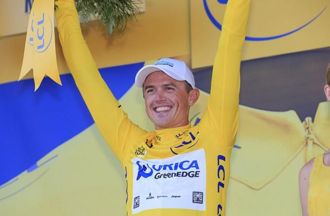 Simon Gerrans (Orica-GreenEdge) took over yellow after stage 4