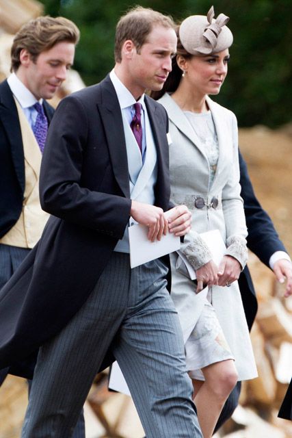 Kate Middleton &amp; Prince William attend the wedding of Emily McCorquodale &amp; James Hutt