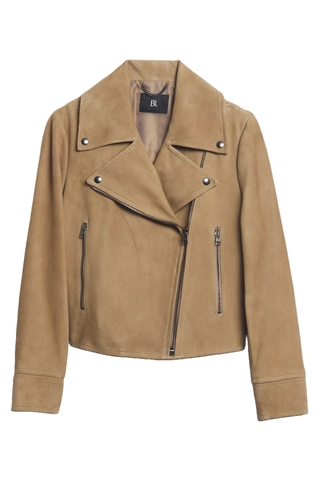 Banana Republic Enola Suede Moto Jacket