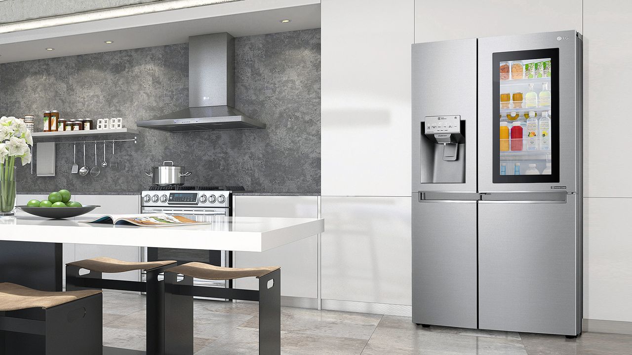 LG InstaView™ Door-in-Door™ GSX961NSVZ Wifi Connected American Fridge Freezer