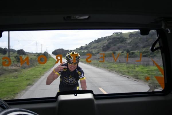 Trek-Livestrong's Ben King says hello
