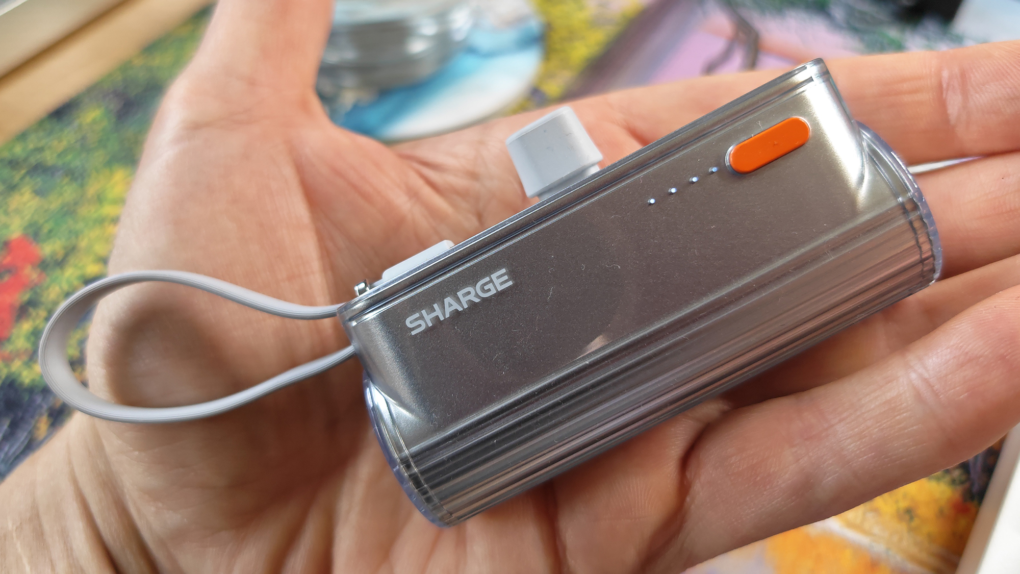 The Sharge Mini Pro charger.