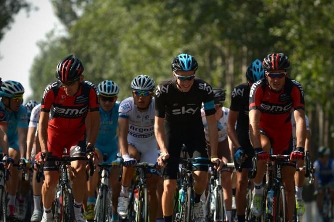 BMC and Sky lead the peloton