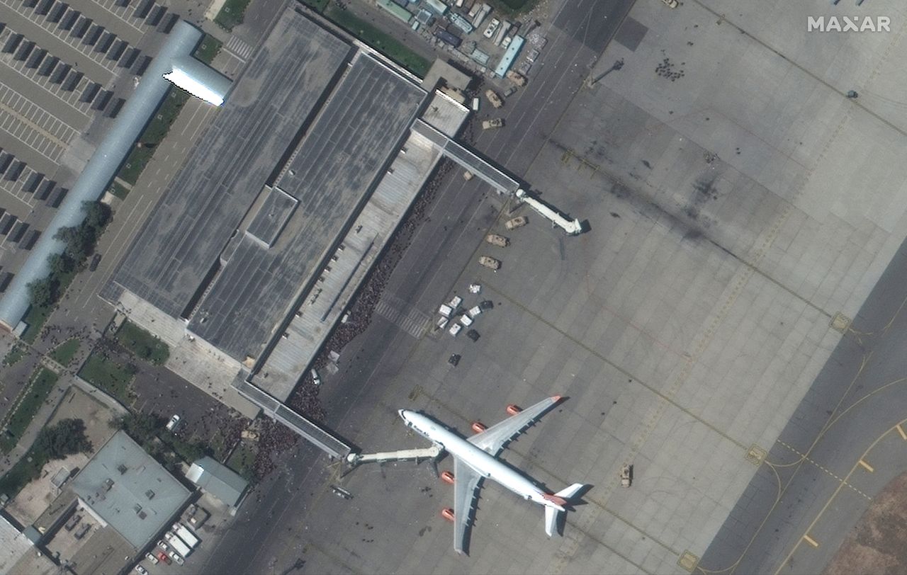 Kabul International Airport on Aug. 16, 2021