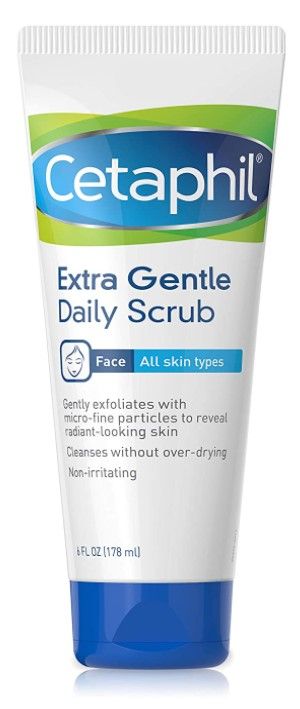 best facial exfoliator Cetaphil Extra Gentle Daily Scrub