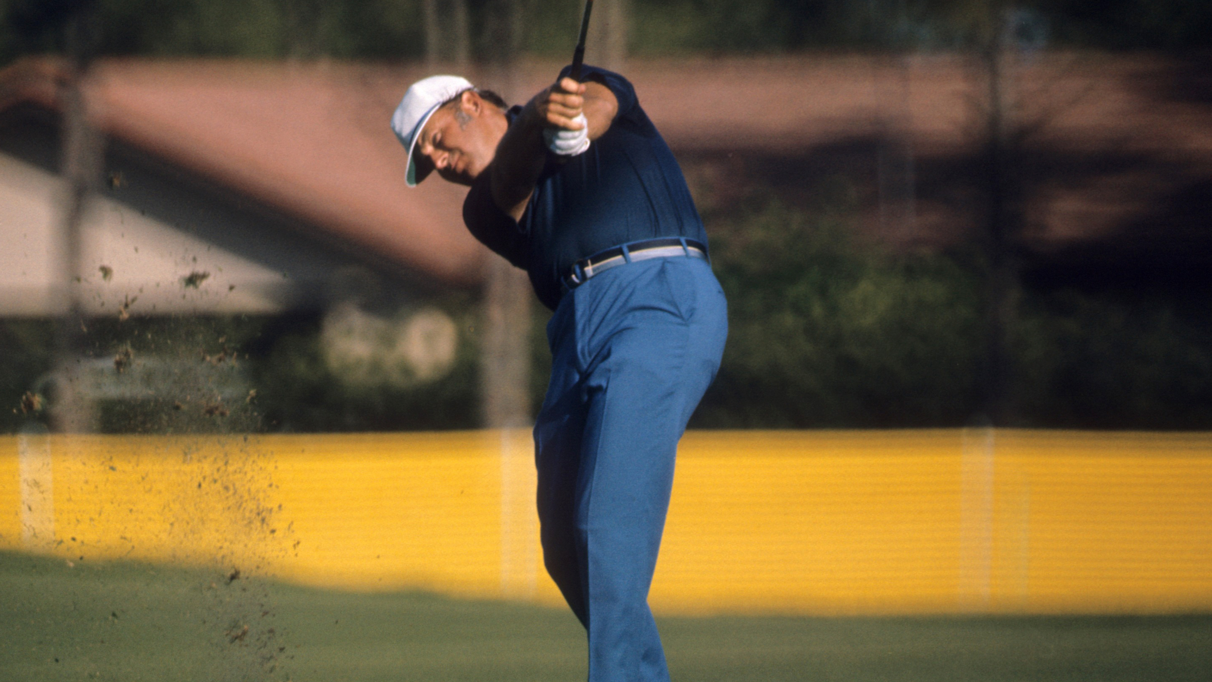 Billy Casper takes a shot at the 1971 PGA Championship