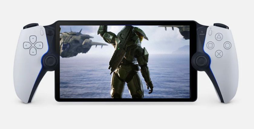 PlayStation Portal with Halo edited on top