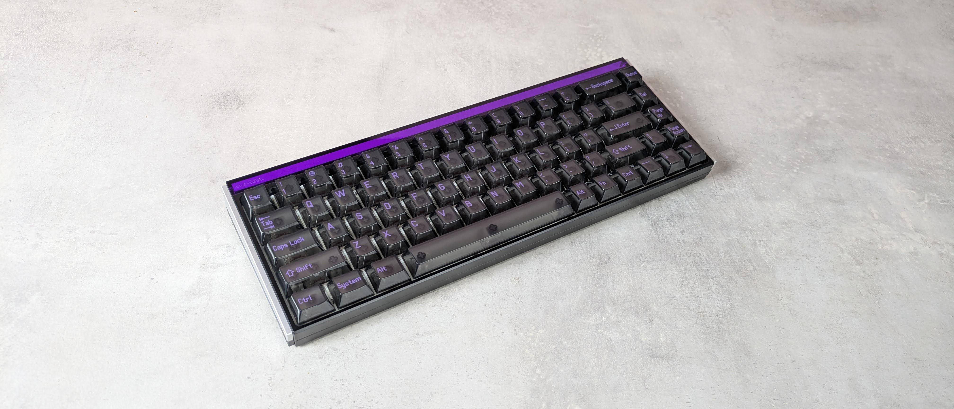 Three-quarter view of MelGeek Made68 Ultra V2 on a desk