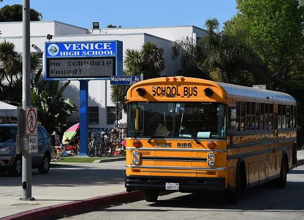 A school bus.