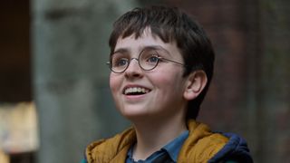 Dominic McLaughlin as Harry Potter in HBO's Harry Potter TV show