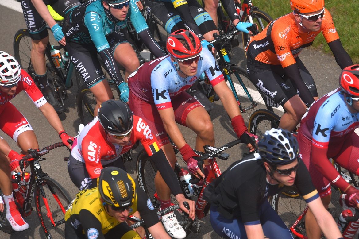Marcel Kittel (Katusha-Alpecin) in the bunch