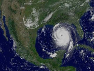 Hurricane Katrina in the Gulf of Mexico