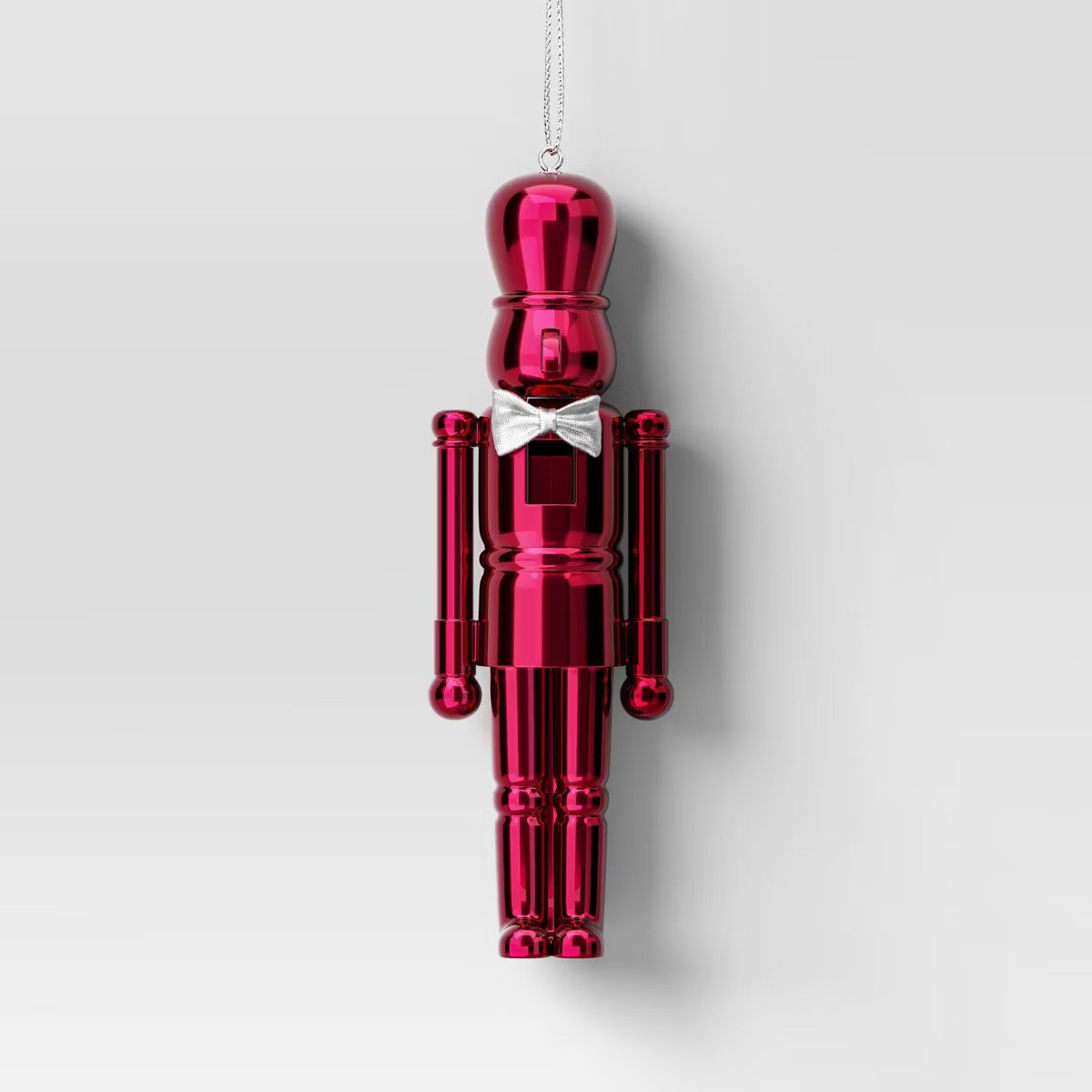 Christmas Plastic Nutcracker Ornament &amp;ndash;Hot Pink