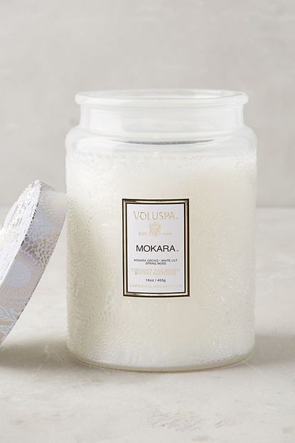 Voluspa Limited Edition Cut Glass Jar Candle