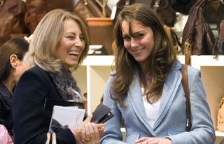 Kate Middleton & Mother Carole Visit The Spirit Of Christmas Shopping Festival At London's Olympia