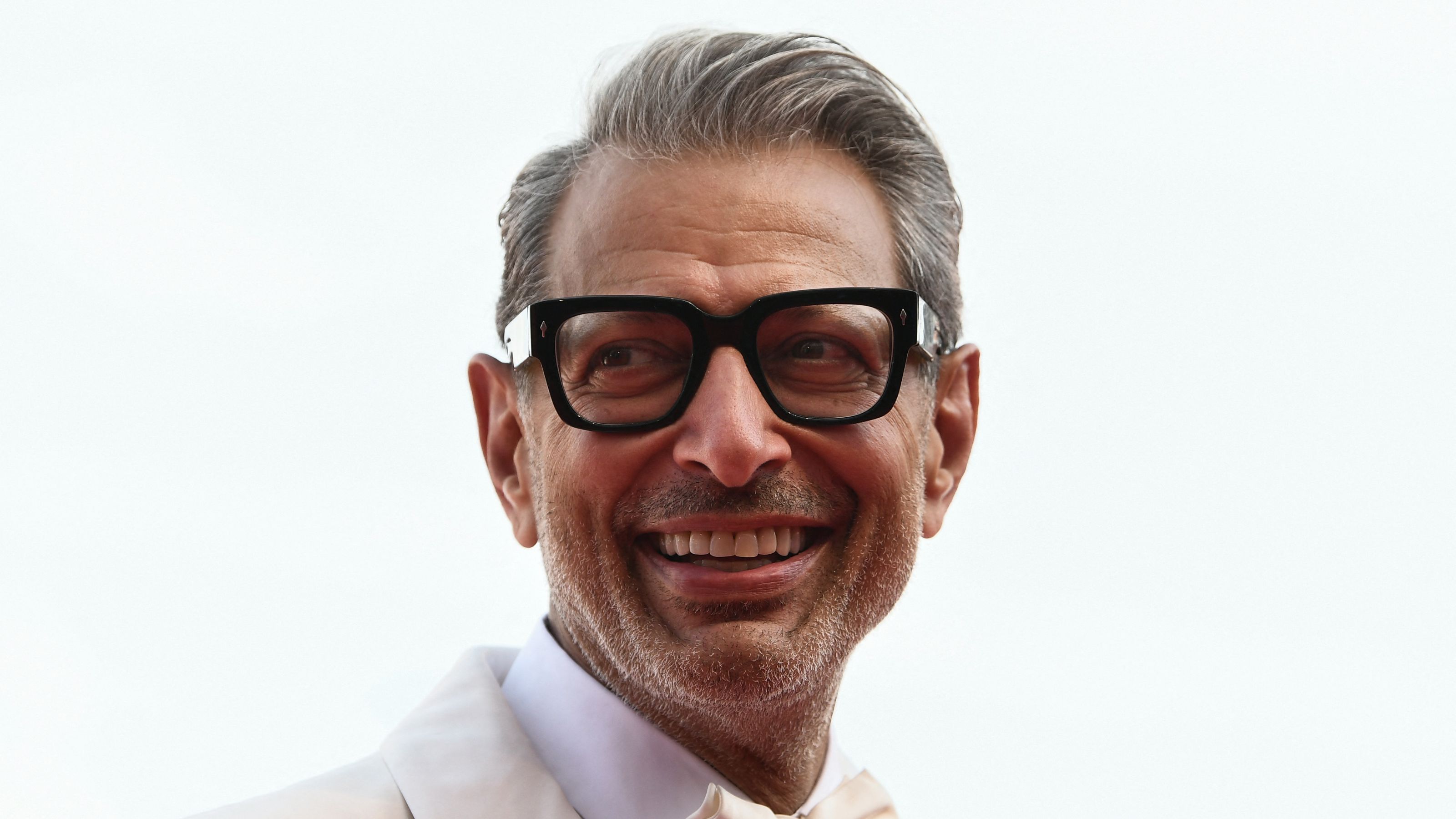 jeff goldblum on a white background