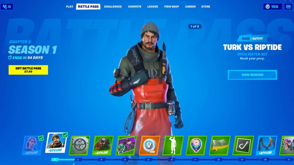 Fortnite Chapter 2 Season 1: All Battle Pass skins, cosmetics, toys ...