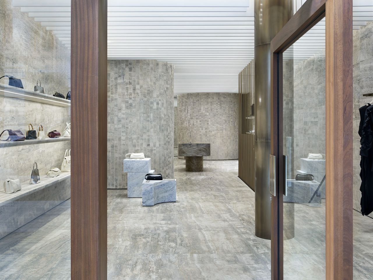 Jil Sander store on London Bond Street, interiors