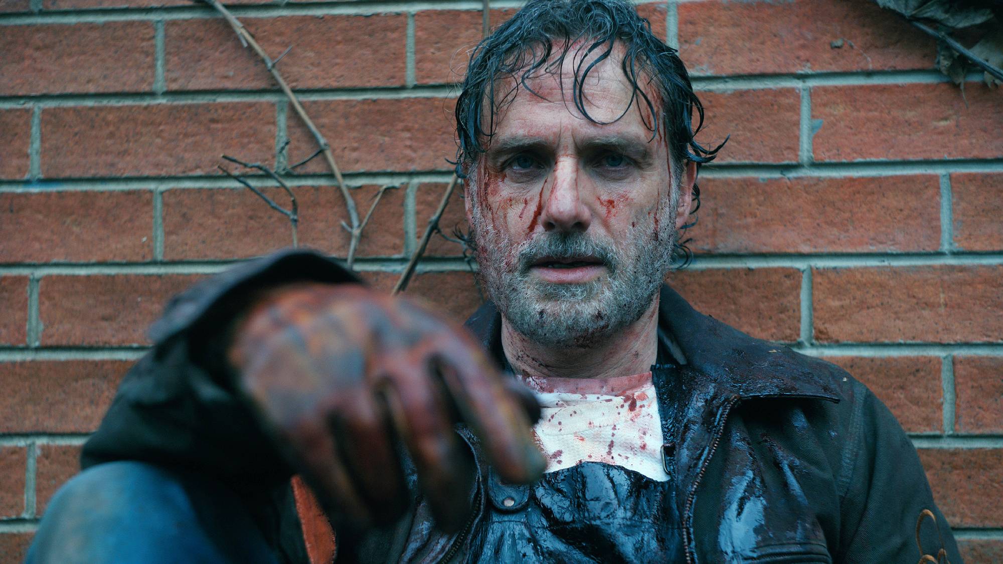 Andrew Lincoln as Rick Grimes in "The Walking Dead: The Ones Who Live" on AMC+