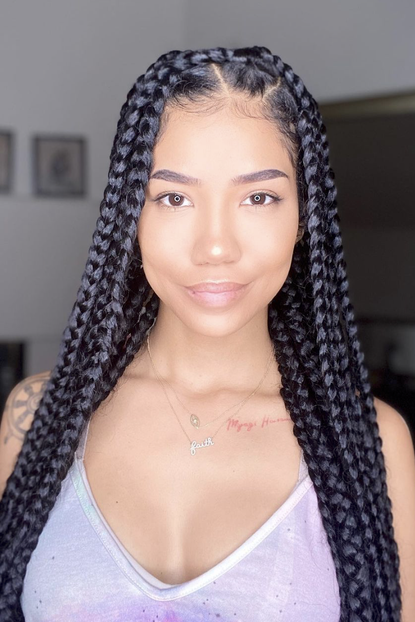 Jhene Aiko's Knotless Braids 