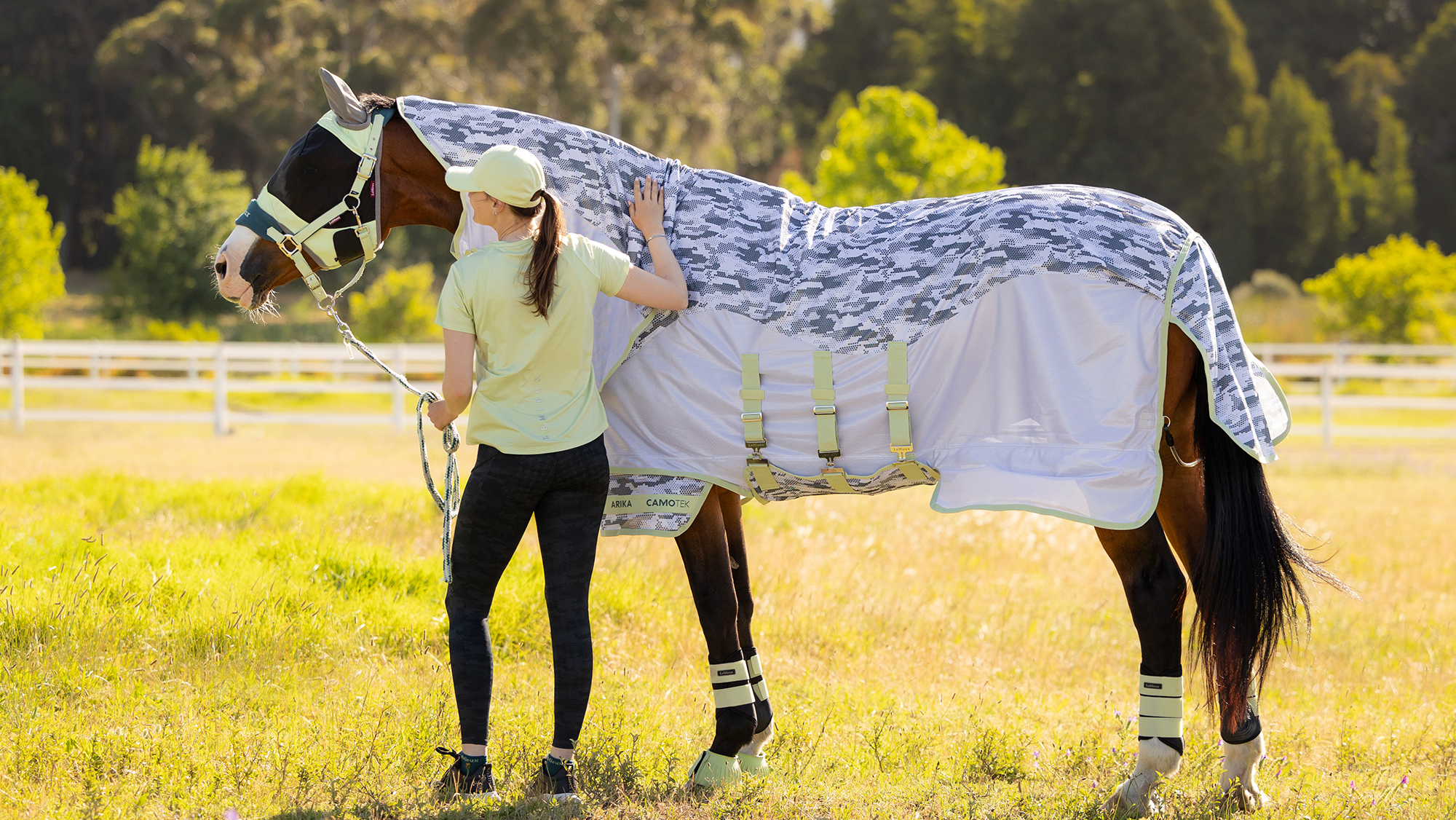 LeMieux Arika Camo-Tek fly rug