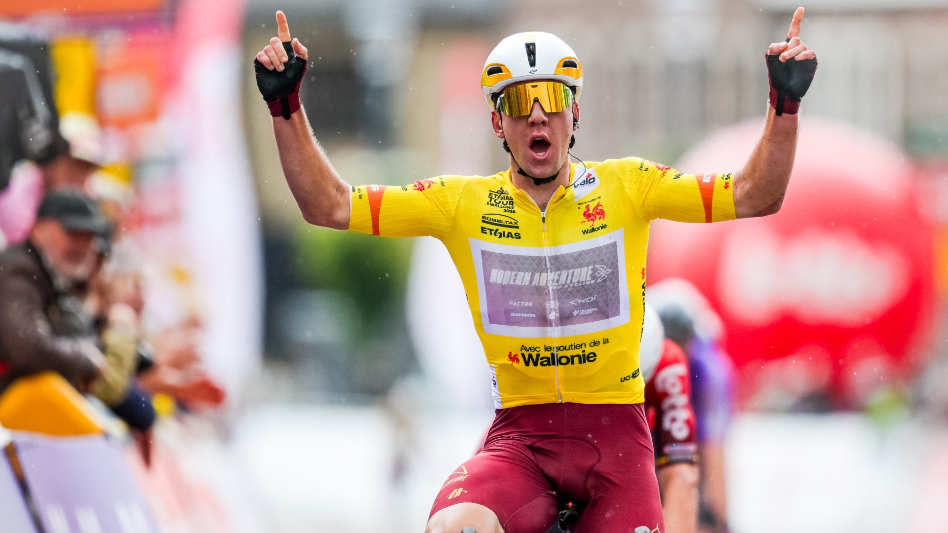 Ben Oliver - Modern Adventure Pro Cycling - wins Tour de Wallonie