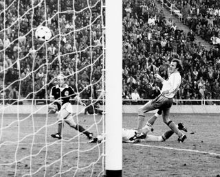 Archie Gemmill scores for Scotland against the Netherlands at the 1978 World Cup.
