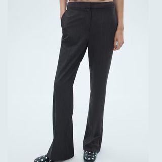 Mango Flared Suit Trousers