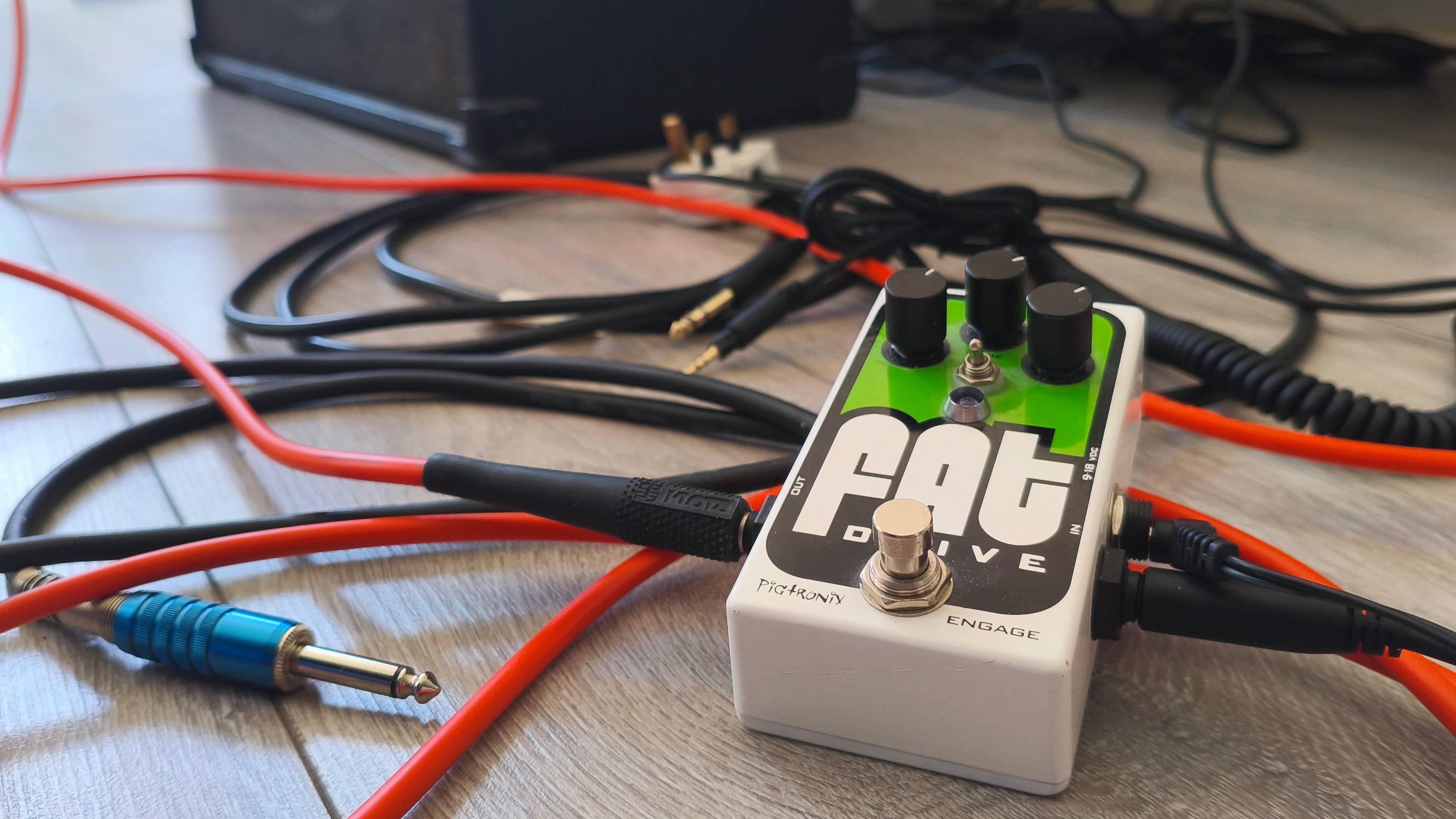 The Pigtronix Fat Drive pedal.