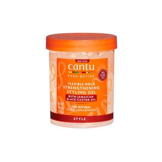 Gel de peinado fortalecedor de fijación flexible con manteca de karité de Cantu