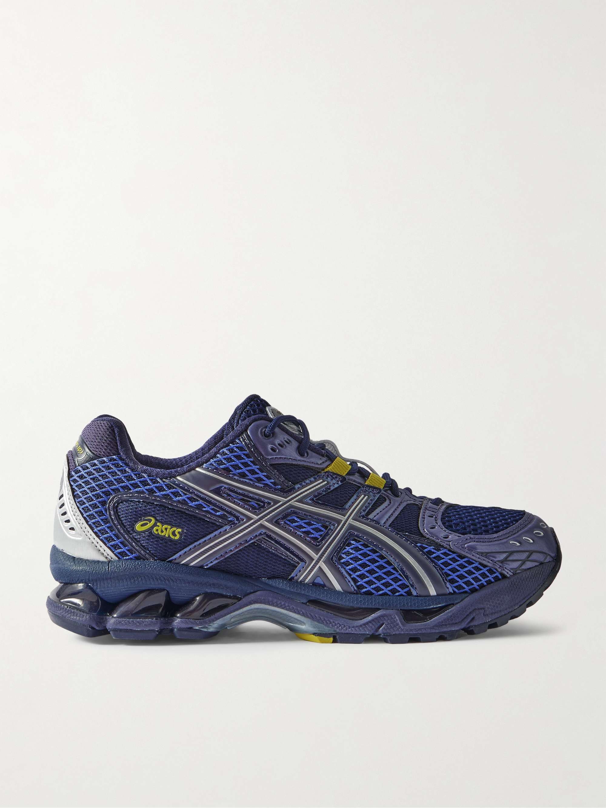 Gel-Nimbus 10.1 Metallic Rubber-Trimmed Mesh Sneakers