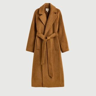H&M camel coat for over 50 capsule wardrobe