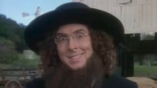 Weird Al as amish person in Amish Paradise