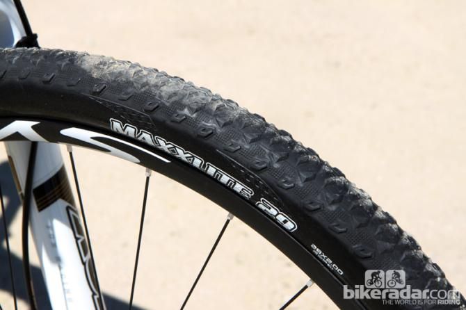 Fast rolling Maxxis MaxxLite tires are speedy but they're only to be used in the right conditions.