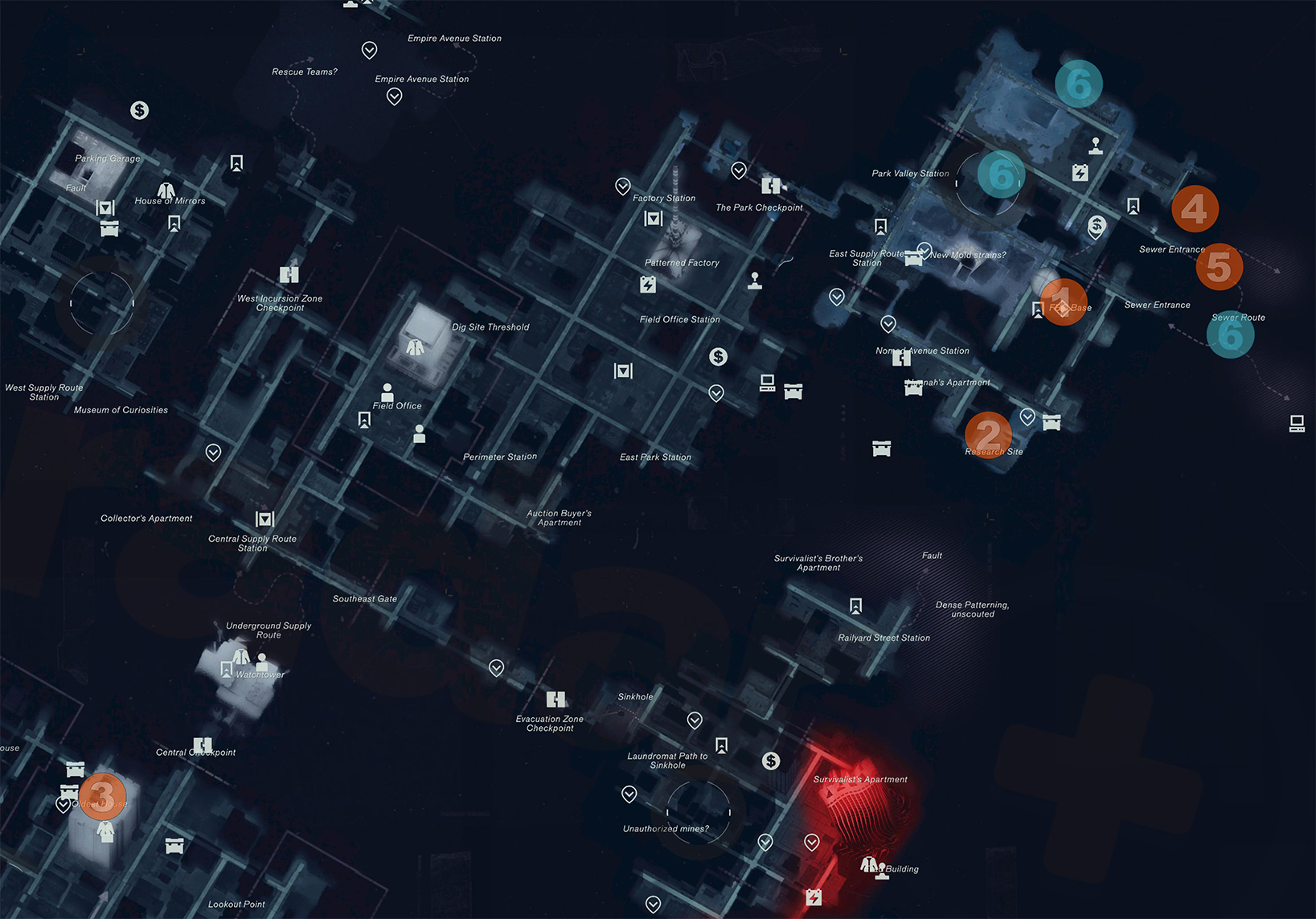 Map walkthrough for New Growth in Control Resonant