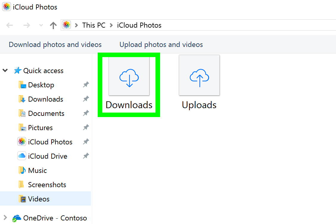 how to download icloud photos to pc windows 10