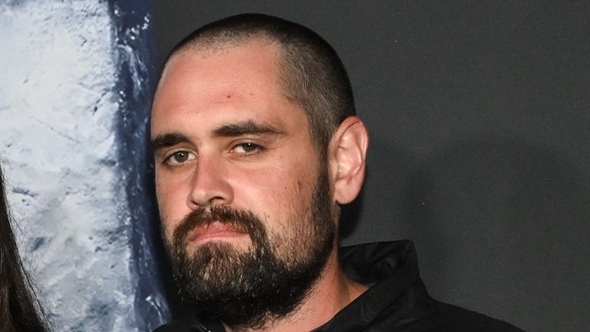 Nick Reiner posing at the premiere of Spinal Tap II: The End Continues