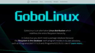 Website screenshot for GoboLinux