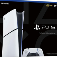 Sony - PlayStation 5 Slim Console Digital Edition - White $374.99 At Best BuySave $75!