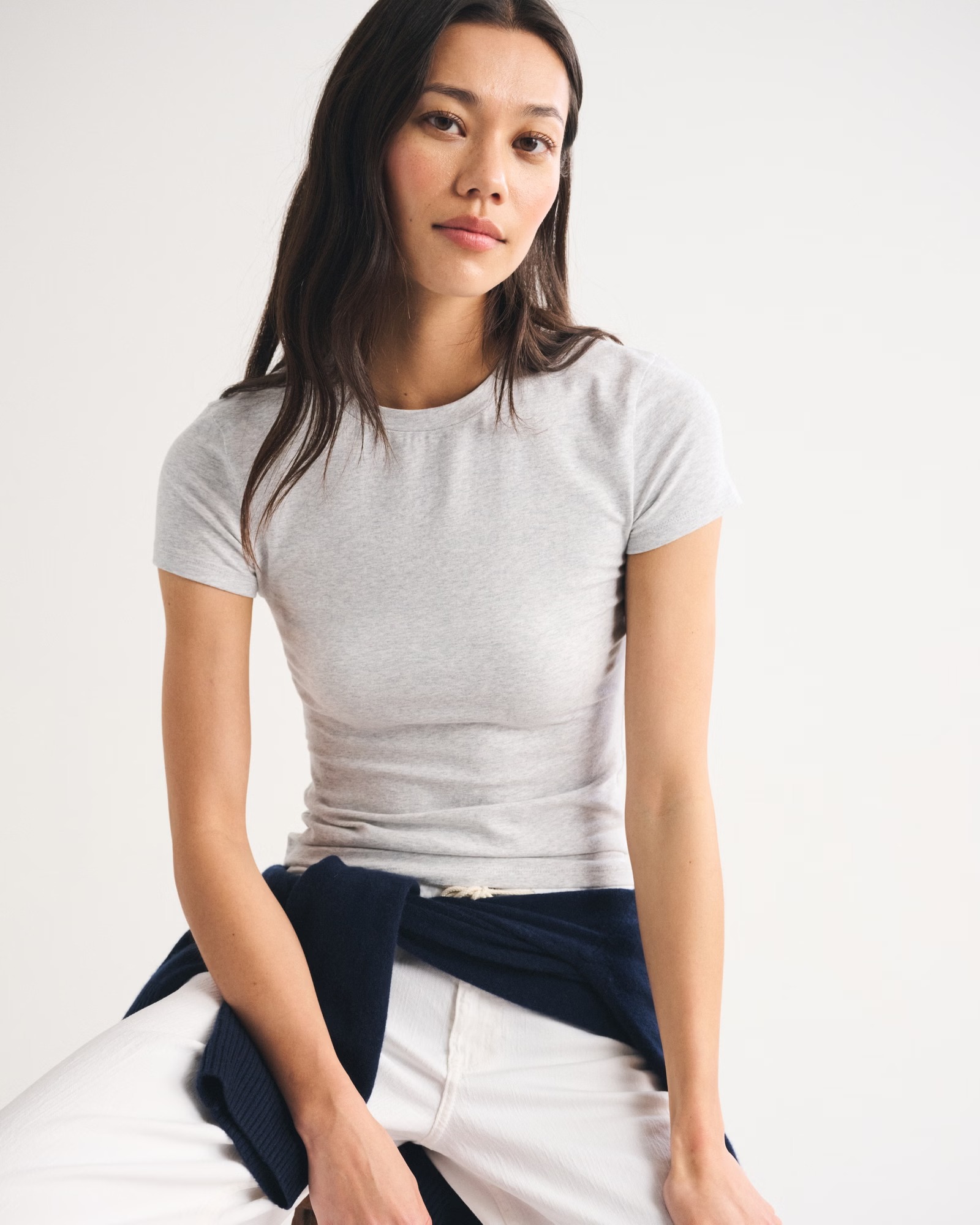Abercrombie &amp;amp; Fitch, Essential Tuckable Baby Tee