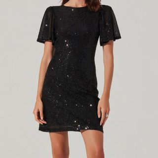 Black sparkly mini dress from Nordstrom 