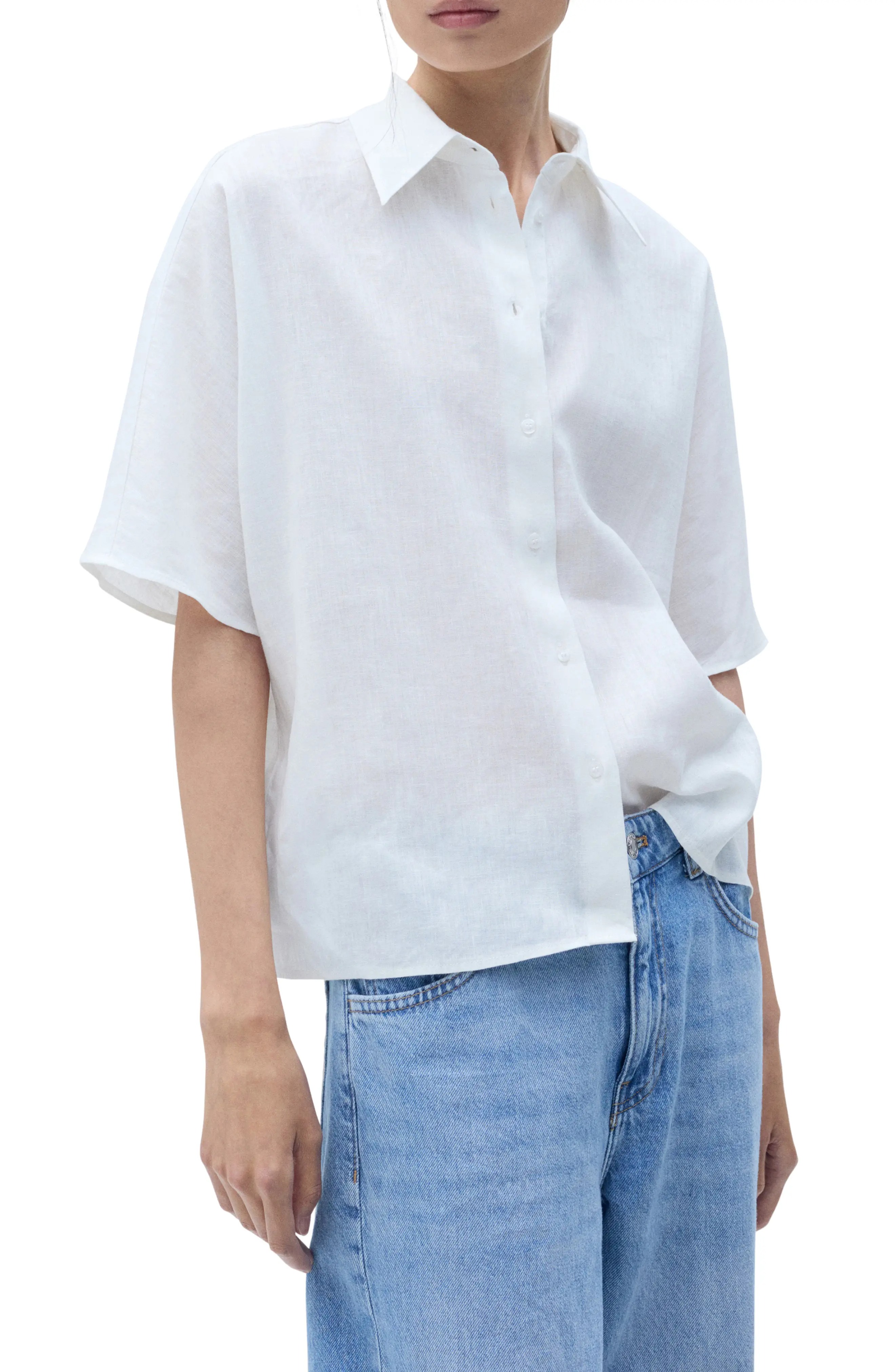 Pai Linen 
Cotton Button-Up Shirt