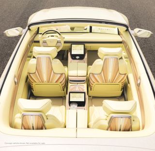 The Cadillac SOLLEI Concept interior